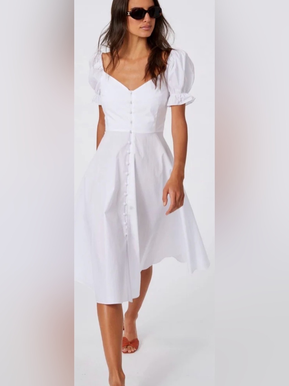 Caroline Constas White Savannah Dress XS